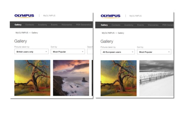 olympus gallery no.1 in UK and Europe 25 04 2018